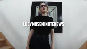 lucymuse It's lucymuseminutenews with a cheery NAKED lockdown m