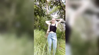 lucymuse It's that time of year Any opportunity to get naked outdoors