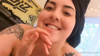 svnflowerqueen round 2 Just got out the shower