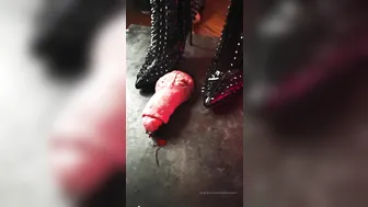 mistressvixenn 08.12.2019 GRAPHIC Completely destroyed cock