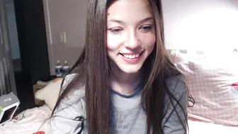 christine_horny shy young lady caresses anus