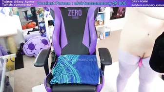 sexy_aymee graceful devil cute consoles herself