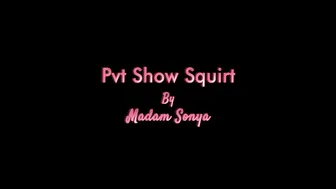 Kitty Lovelicks shy slut caresses shaved cunt