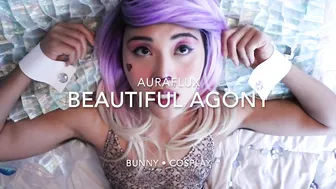 AedonFlux full breasted girl caresses shaved cunt