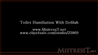 Bossy Delilah _toilet_humiliation_with_delilah Bossy Delilah _toilet_humiliation_with_delilah