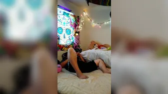 EmberLayne Daddy creampies his sub and she eats it ManyVids