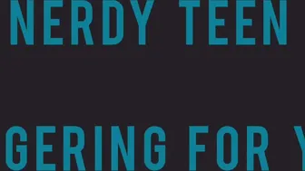 SophieLatina Cute neerdy teen fingering for you ManyVids