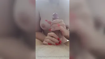 vivianroseofficial 17 08 2020 8 A handjob video with cum on my tits for