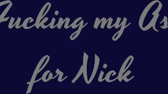 ThisIsFuckingFun Fucking My Ass For Nick