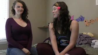 Haylee Love Tigger Rosey Sucking On Haylees Milky Tits