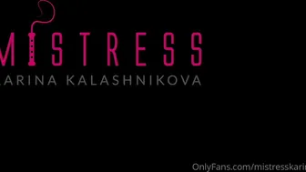 Mistress Karina onlyfans (2020 07 22) My Cocksucking Prisoner (full clip)