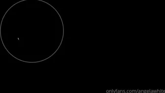 Angela White  Black-haired curl plays with sex toy