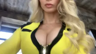 Ekaterina Enokaeva,  Young schoolgirl erotically eats a banana