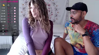 emilyandkian  chaturbate Incendiary passion excites its tits