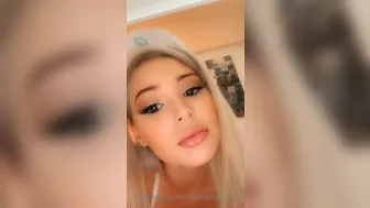 Crystal Storm  onlyfans Teen slut gently jerks her wet pink hole