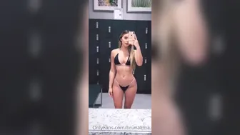 brunalima  onlyfans nude beauty with big eyes fucks herself in the