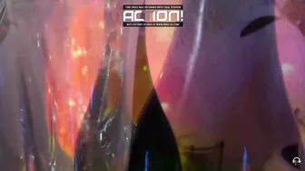 ASMR Peaches sexy red dress