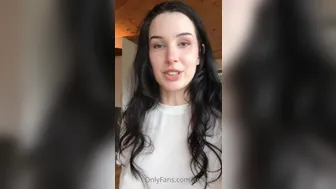 Aella_girl onlyfans Blonde takes off her stockings and daubs