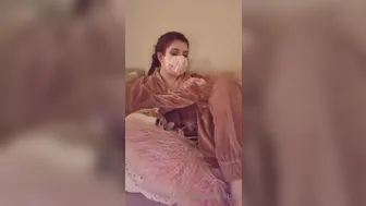 Nicolebun aka nicolebun onlyfans crazy passion masturbates both holes