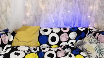 teamvanessatim  Caresses her shaved pussy