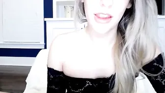 scout  Resting in a chat naked, and caressing herself