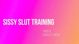 Scarlettbelle - Sissy Training Toddy