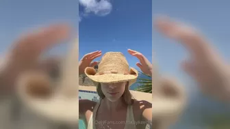 Watch Daisy Keech Pool Titty Tease